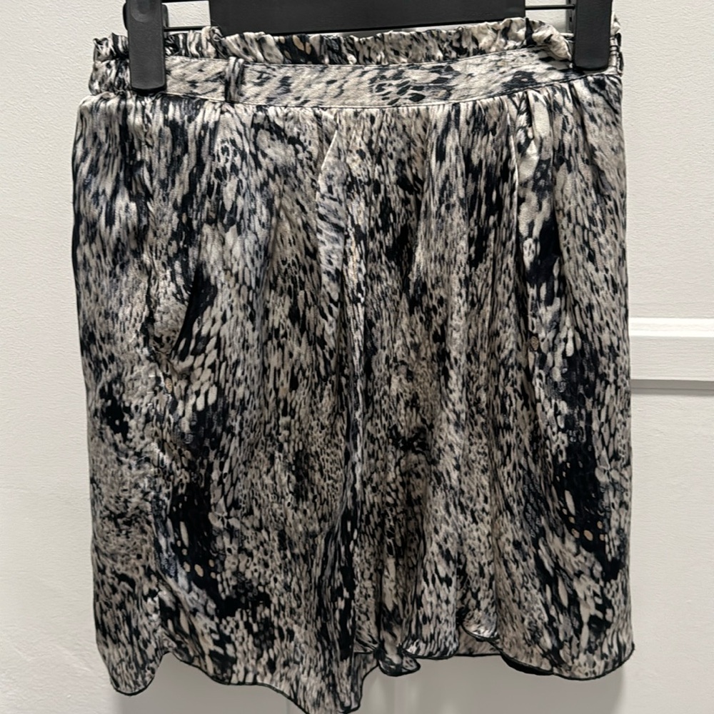 Zara multi color black gray skirt XS